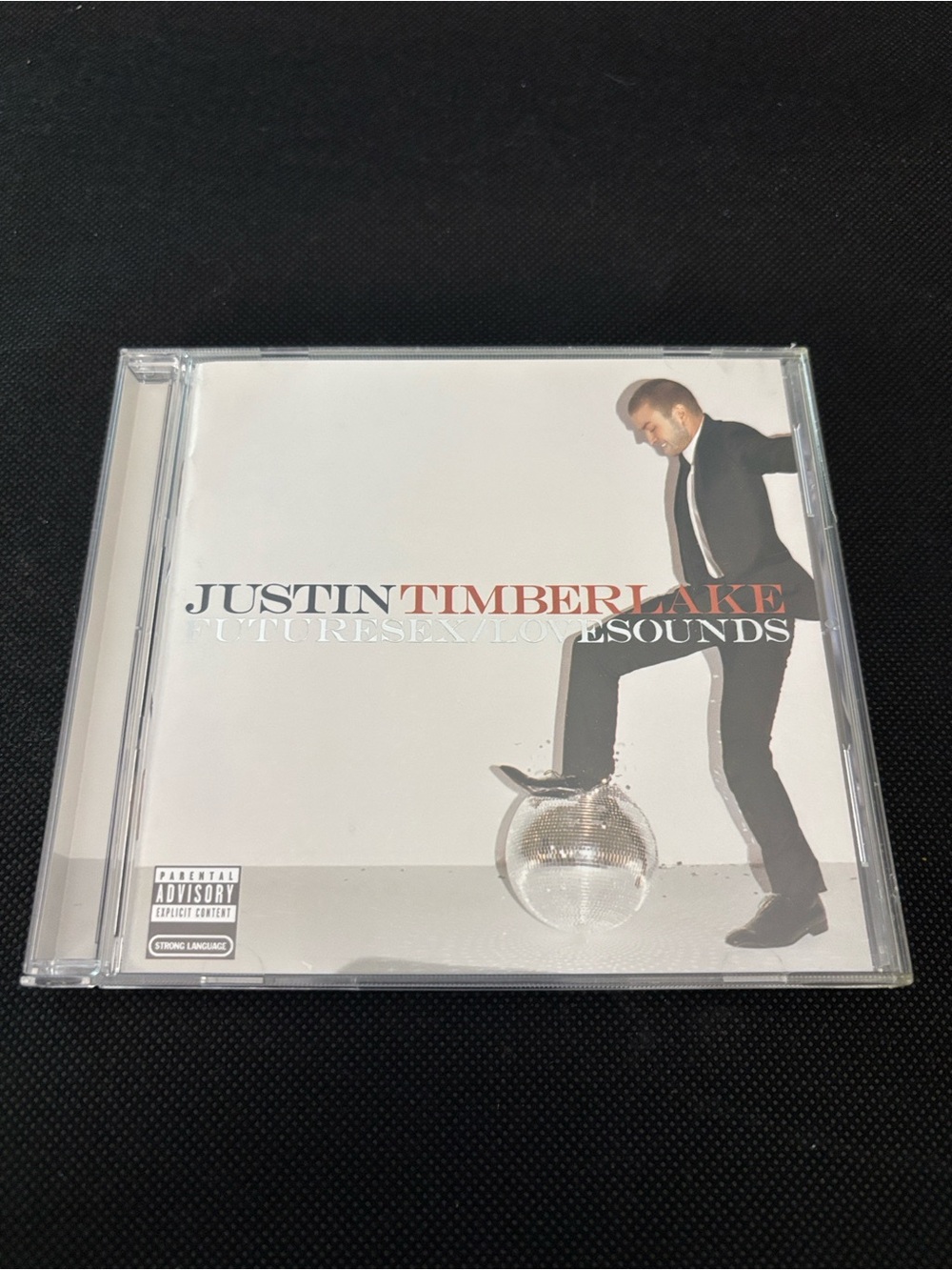 Justin Timberlake FutureSex/LoveSounds CD - White & Black EUC A